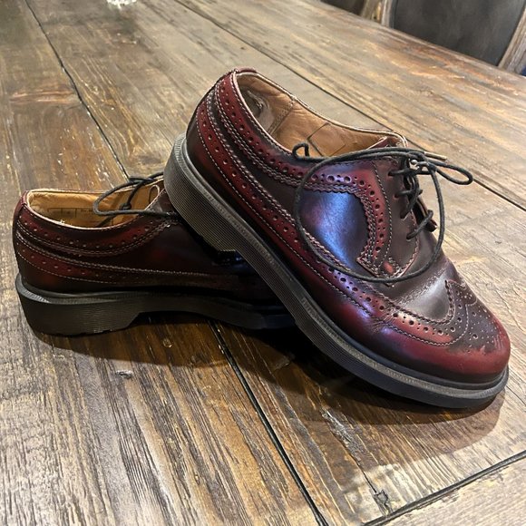 Dr Martens 14041 Brogues Arcadia Made in England Men Sz 6 Women Sz 7 UK Sz 5 VTG main image 10
